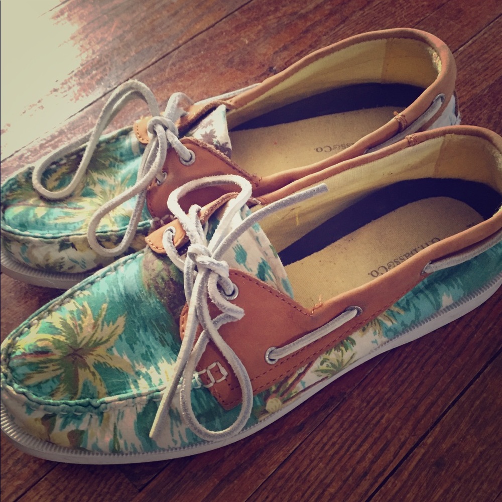 Bass & Co Tropical Boat Shoes 🌴